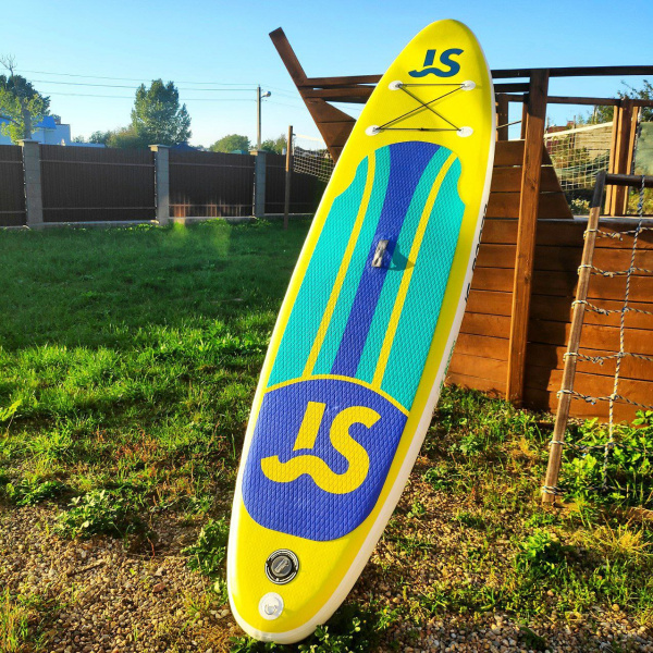 Надувная доска для sup-бординга (Сапборд) надувной JS Board 335х81х15 см (грузоподъемность до 150 кг)
